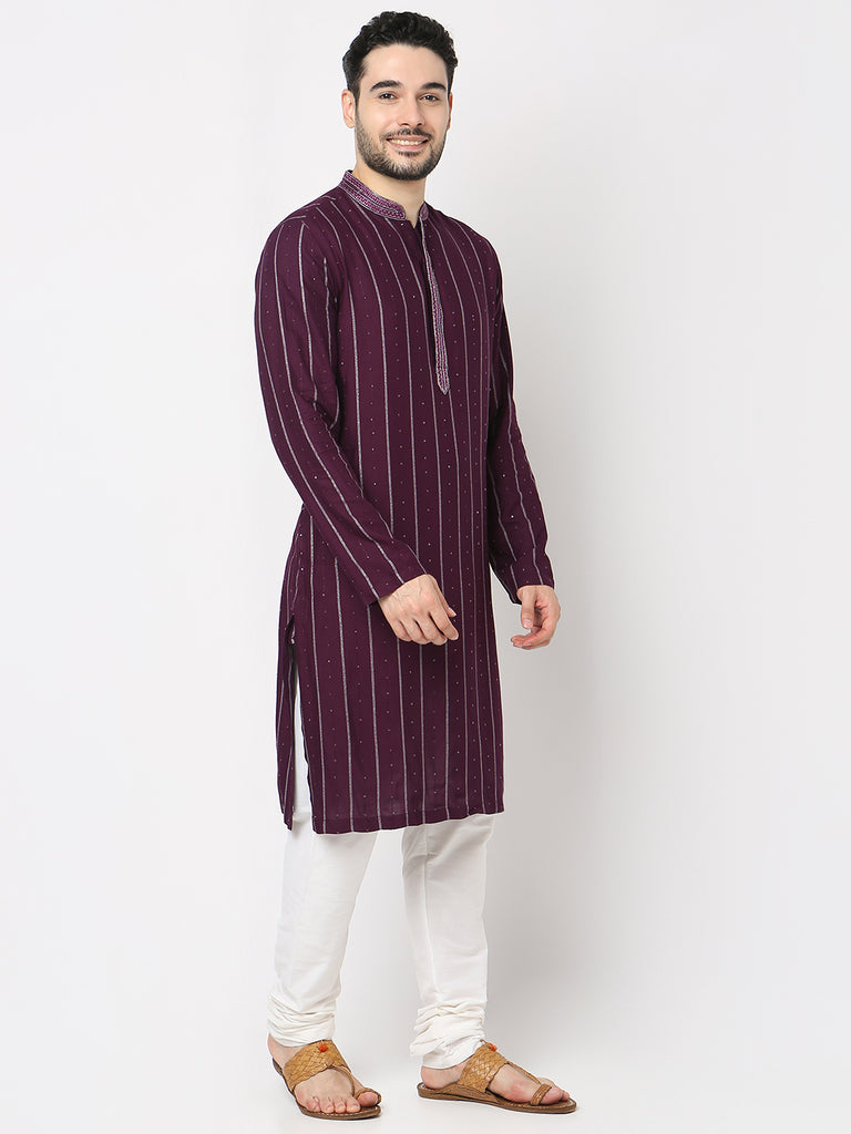 Regular Fit Embellished Kurta