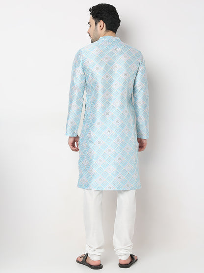 Regular Fit Jacquard Kurta