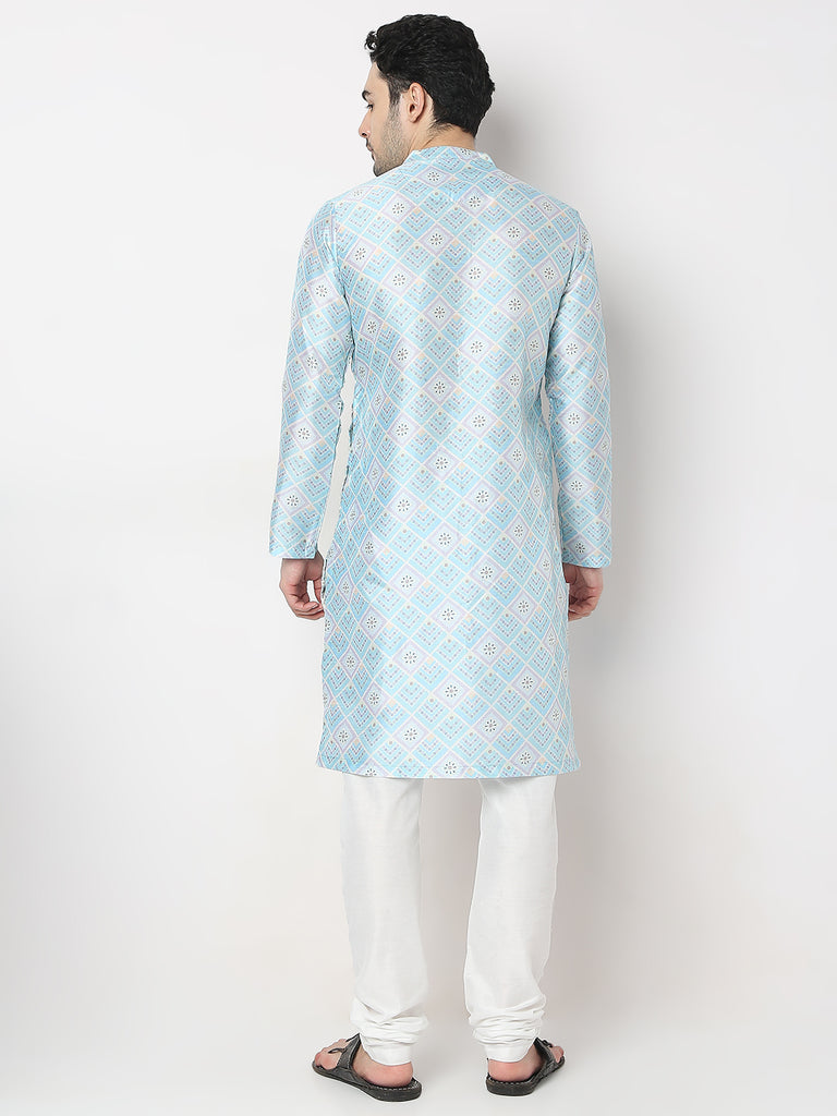 Regular Fit Jacquard Kurta