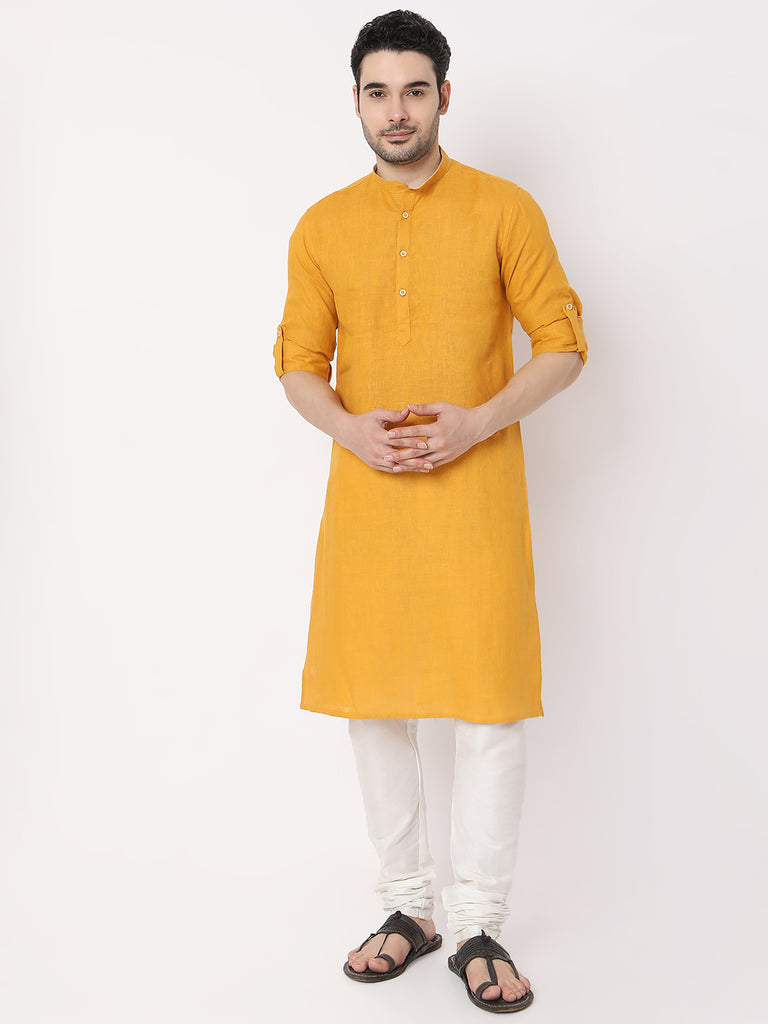 Regular Fit Straight Solid Kurta