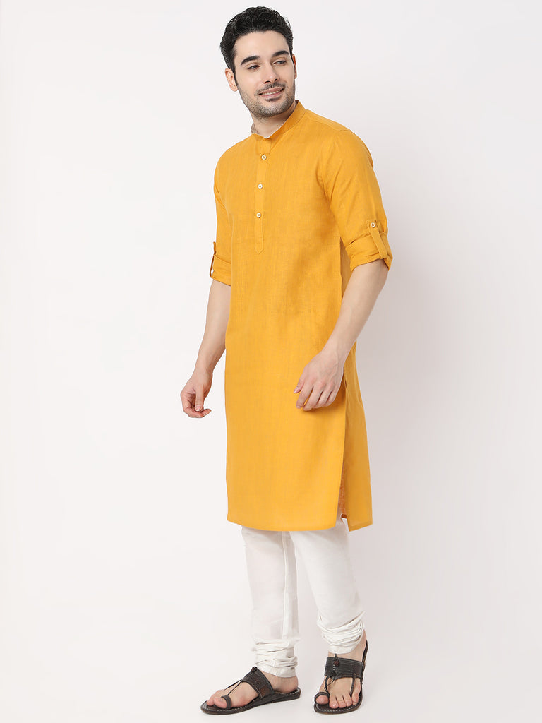 Regular Fit Straight Solid Kurta