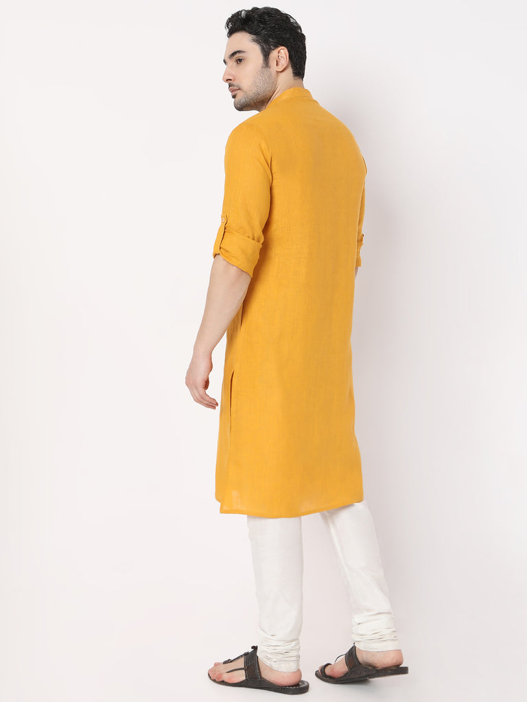 Regular Fit Straight Solid Kurta