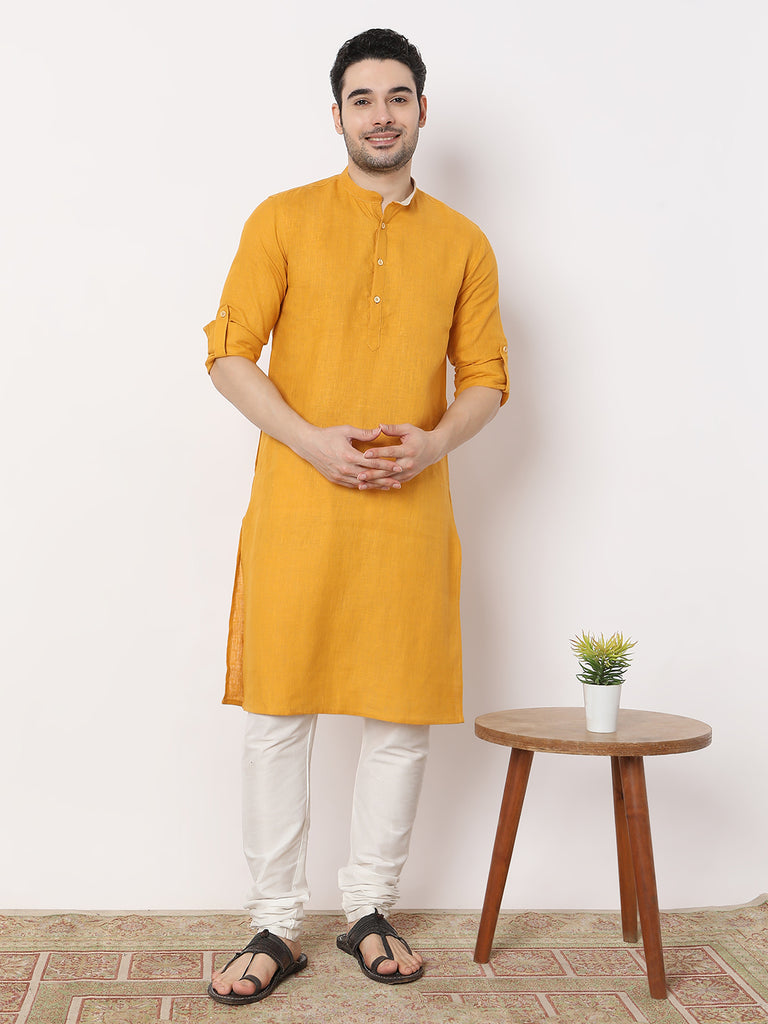 Regular Fit Straight Solid Kurta