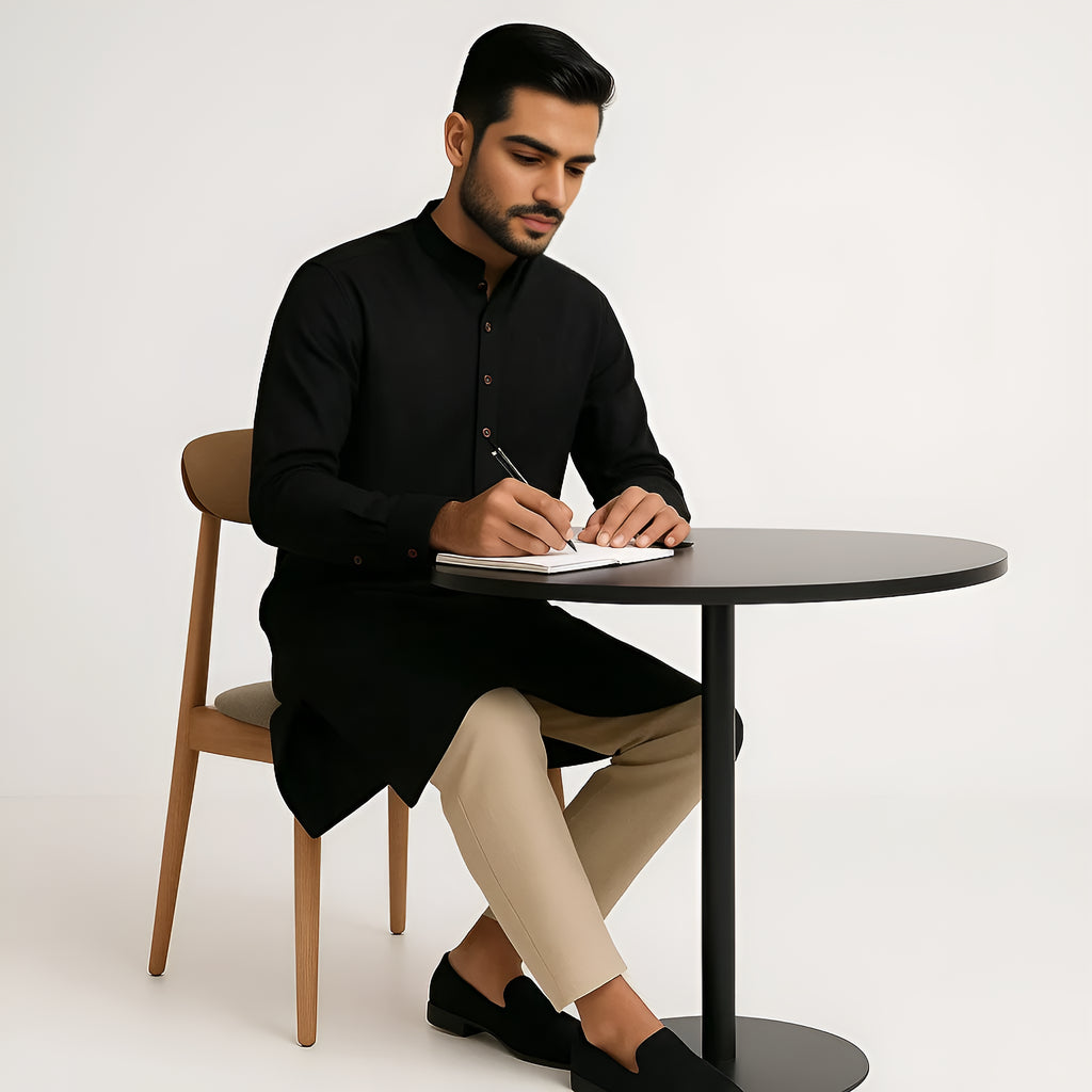 Linen Long Kurta