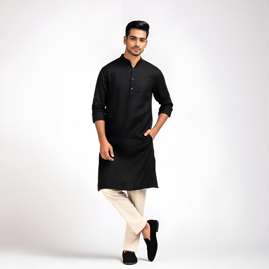Linen Long Kurta