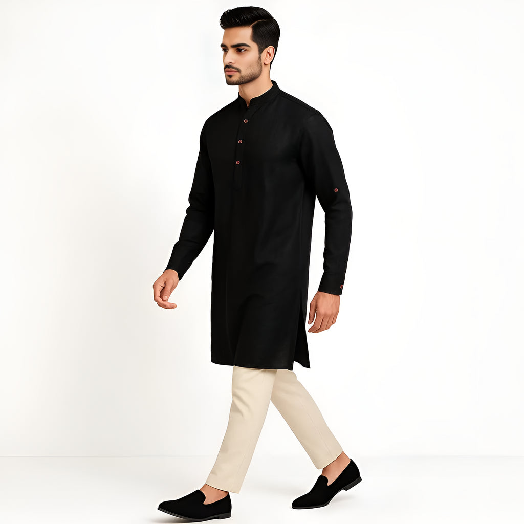 Linen Long Kurta
