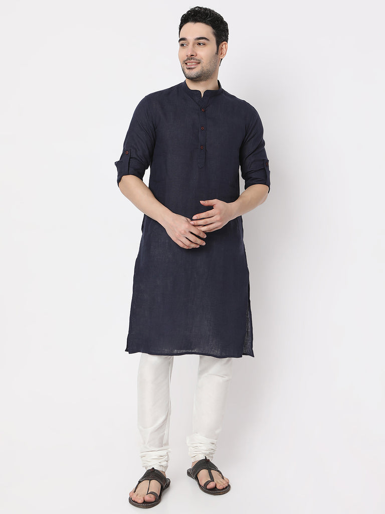 Regular Fit Straight Solid Kurta