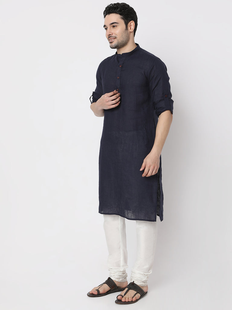 Regular Fit Straight Solid Kurta