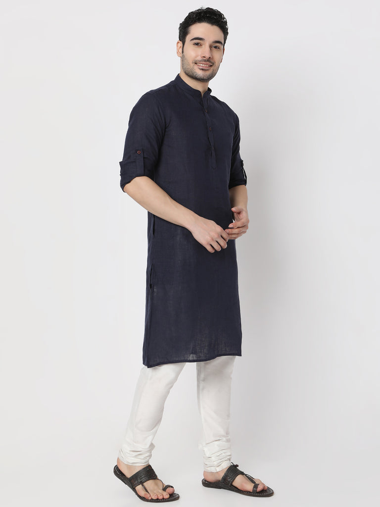 Regular Fit Straight Solid Kurta