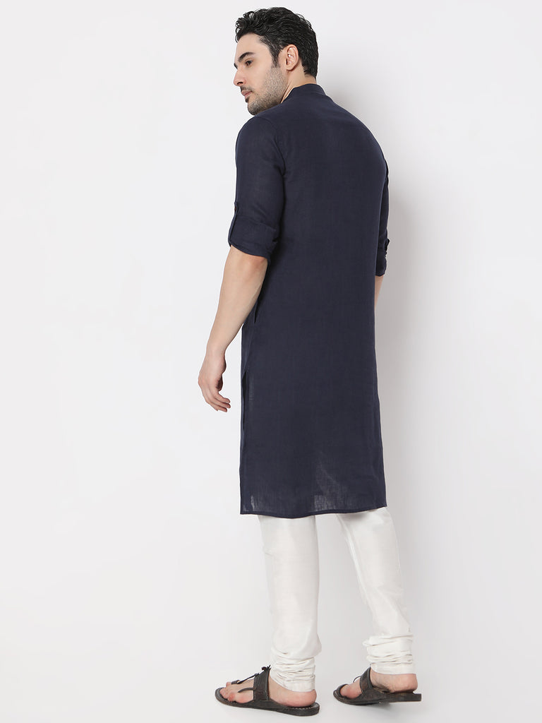 Regular Fit Straight Solid Kurta