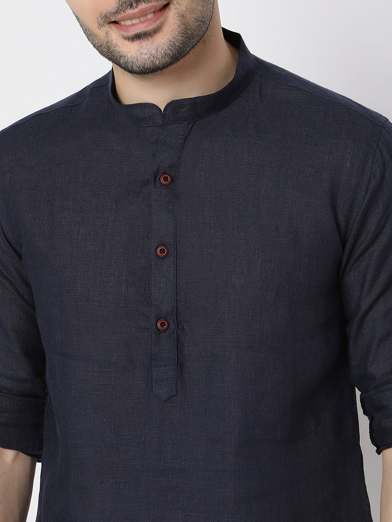 Regular Fit Straight Solid Kurta