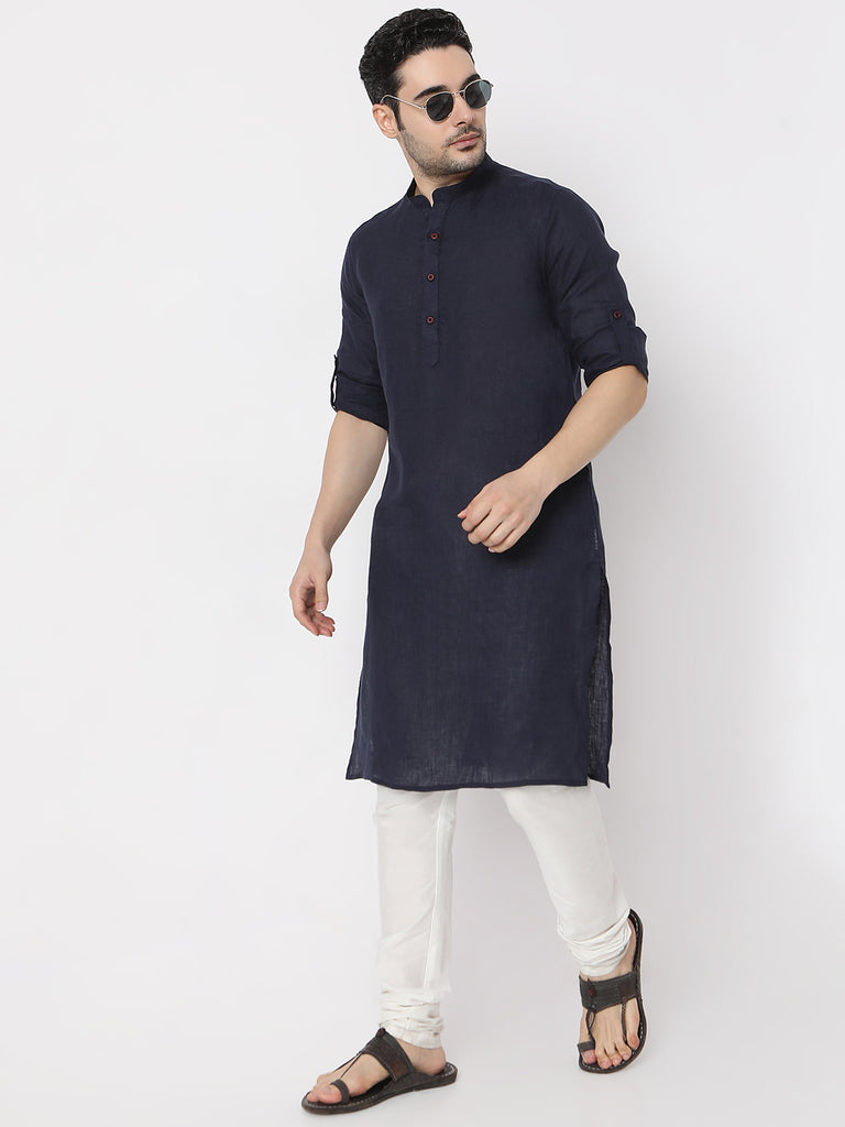 Regular Fit Straight Solid Kurta