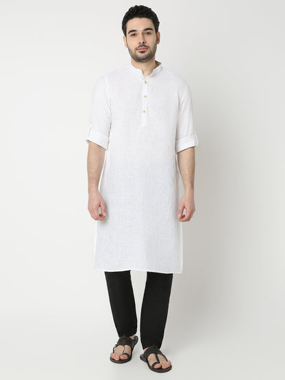 Regular Fit Solid Full Sleeve Kurta