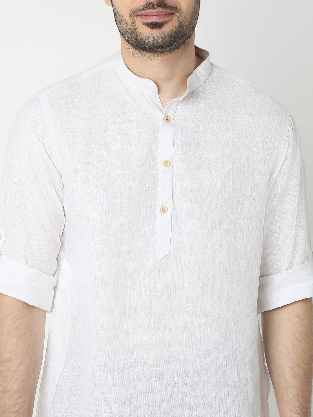 Regular Fit Solid Full Sleeve Kurta