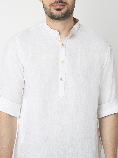 Regular Fit Solid Full Sleeve Kurta