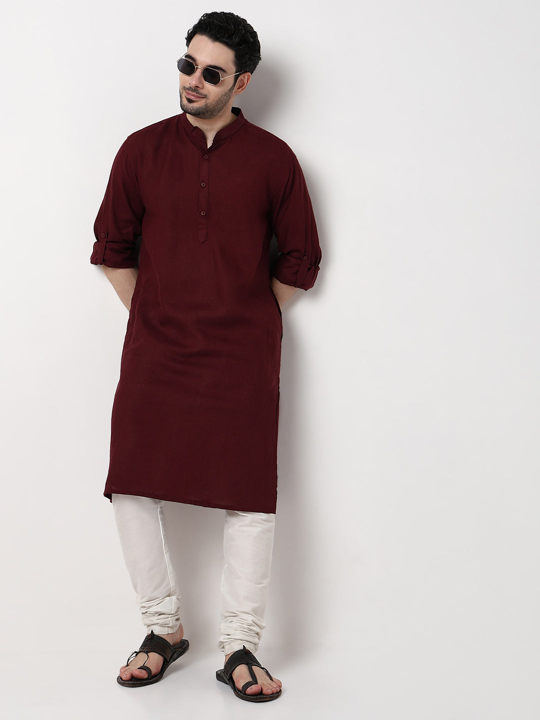 Linen Long Kurta