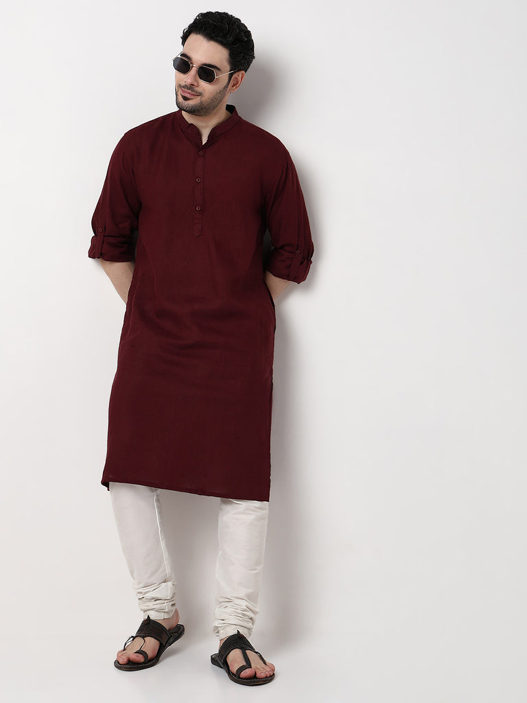 Linen Long Kurta
