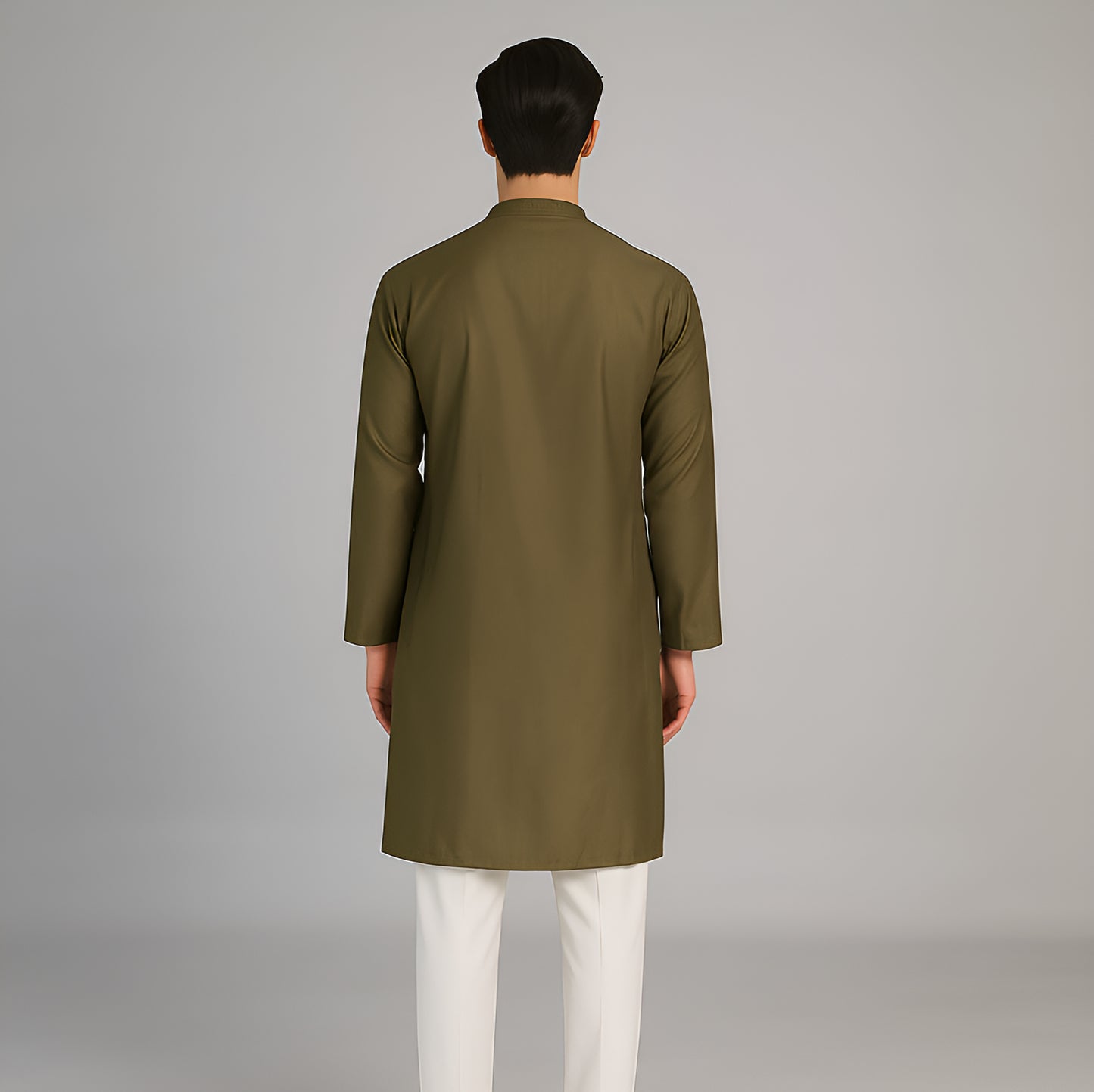 Embroidered Sequins Long Kurta