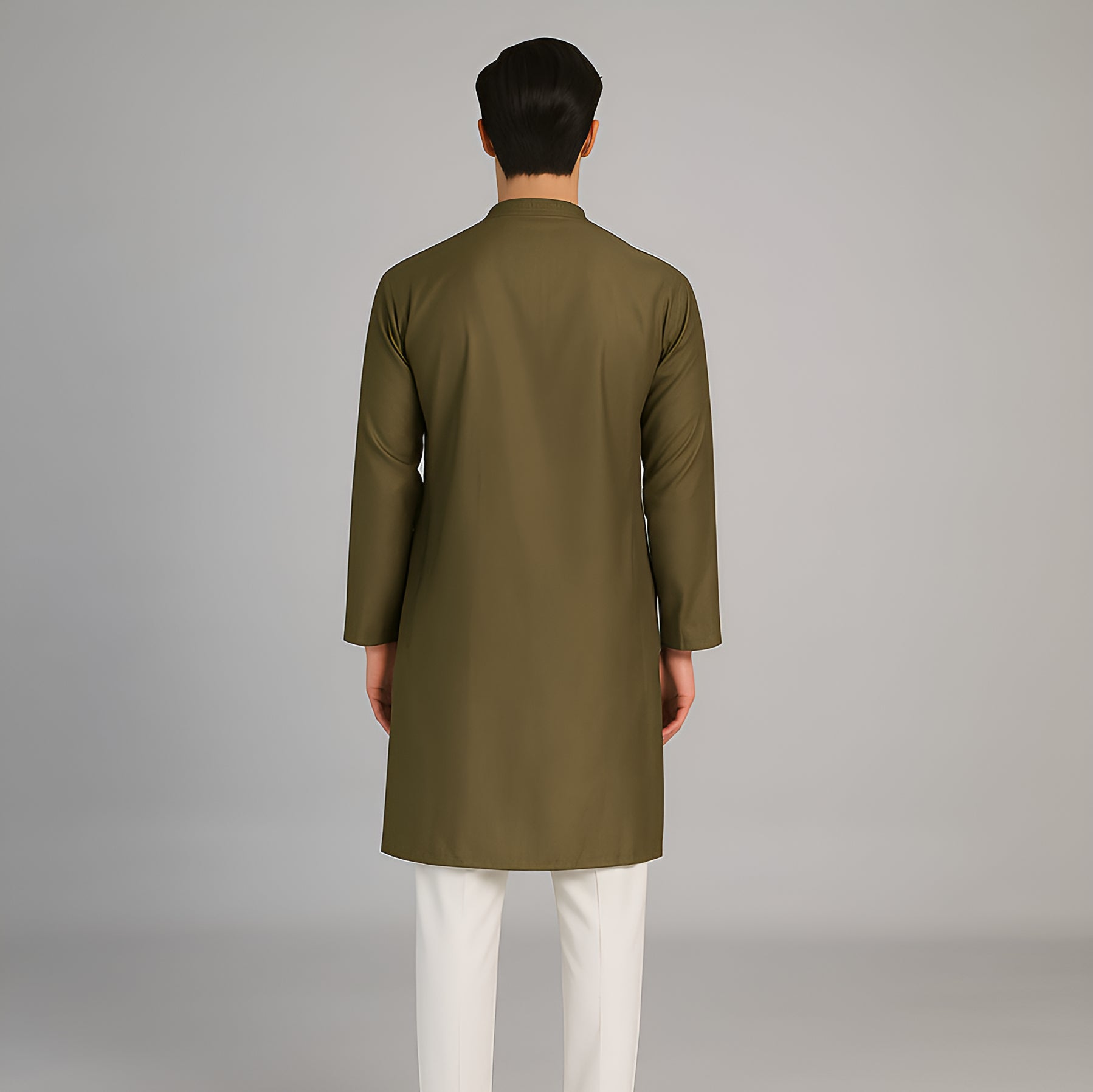 Embroidered Sequins Long Kurta
