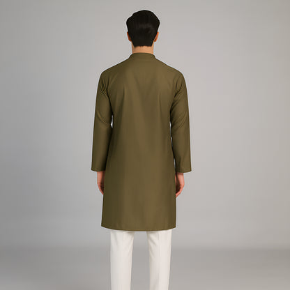 Embroidered Sequins Long Kurta