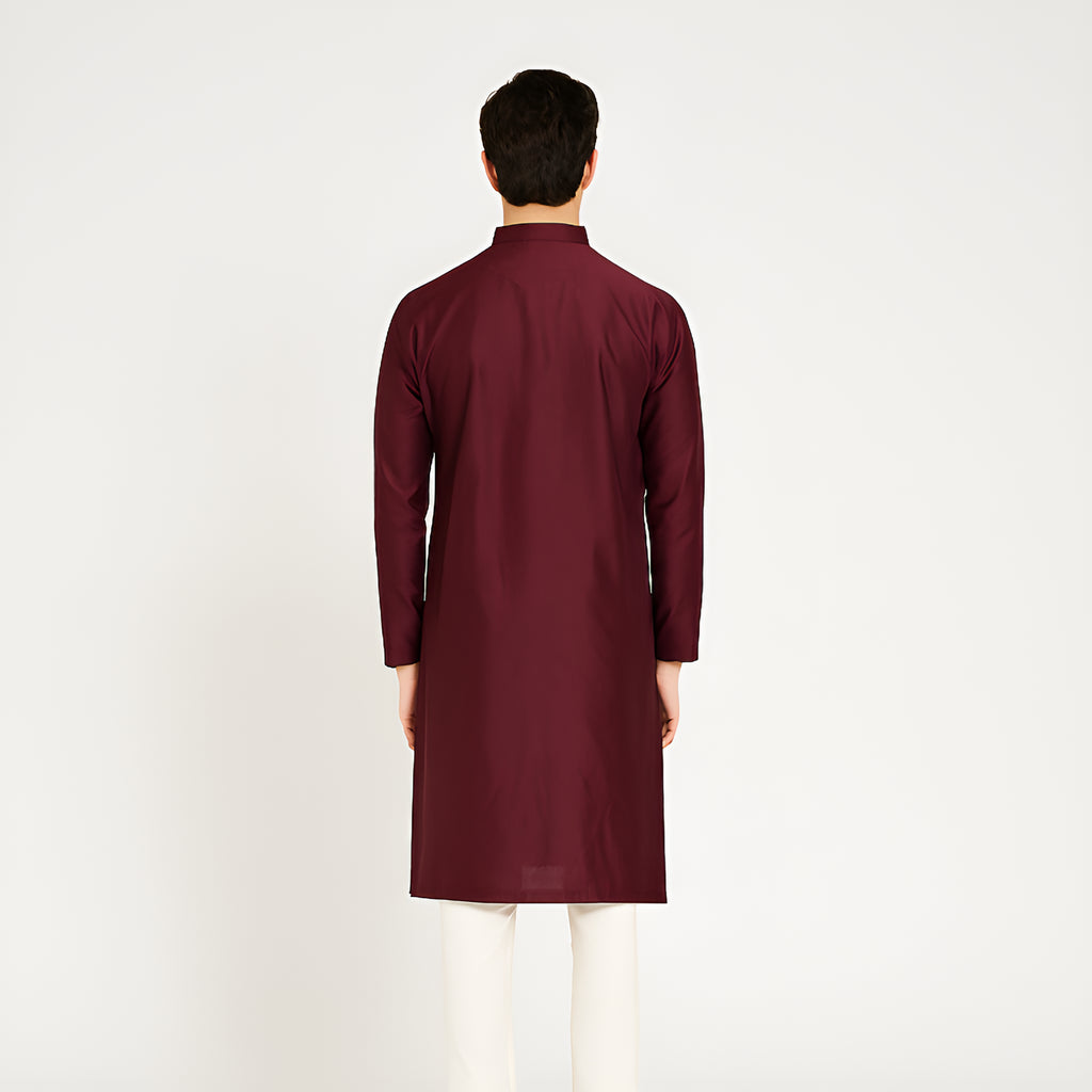 Embroidered Sequins Long Kurta