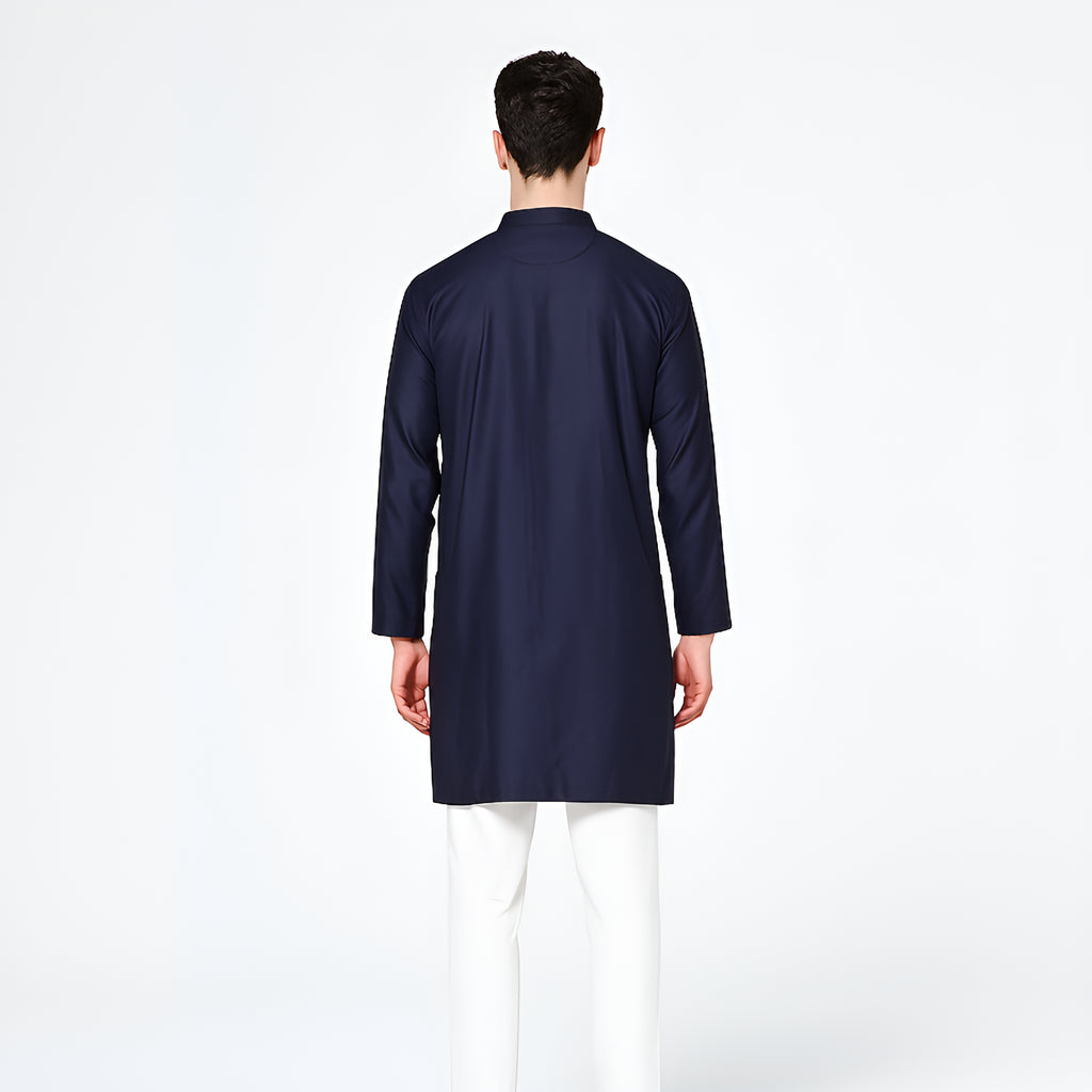 Embroidered Straight Long Kurta