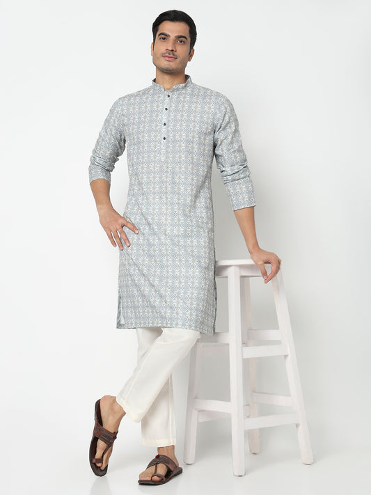 Digital Printed Straight Long Kurta