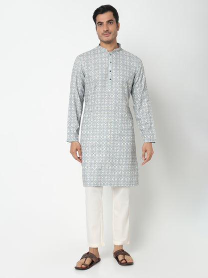 Digital Printed Straight Long Kurta