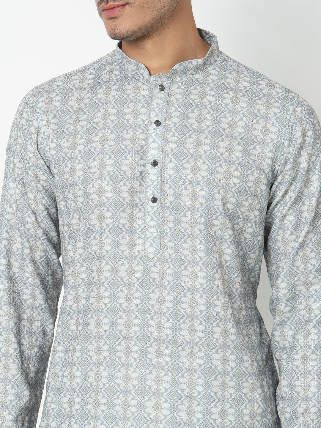 Digital Printed Straight Long Kurta