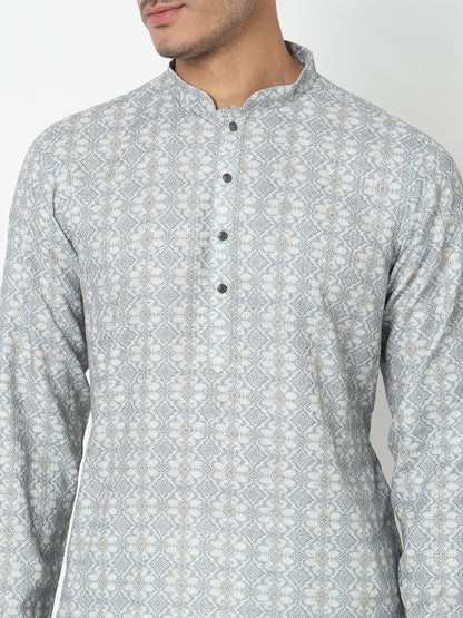 Digital Printed Straight Long Kurta