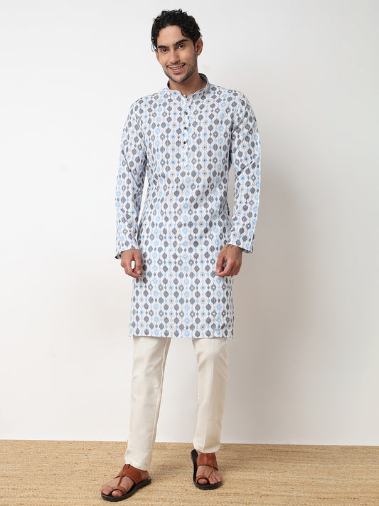 Digital Printed Straight Long Kurta