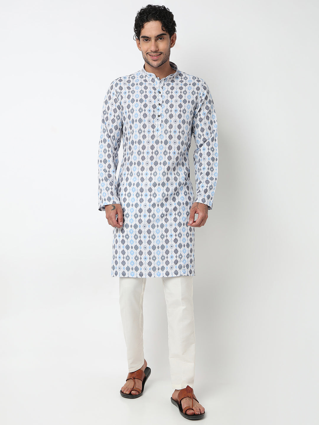 Digital Printed Straight Long Kurta