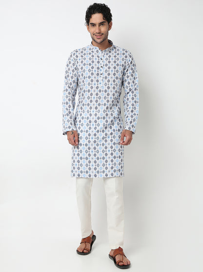 Digital Printed Straight Long Kurta