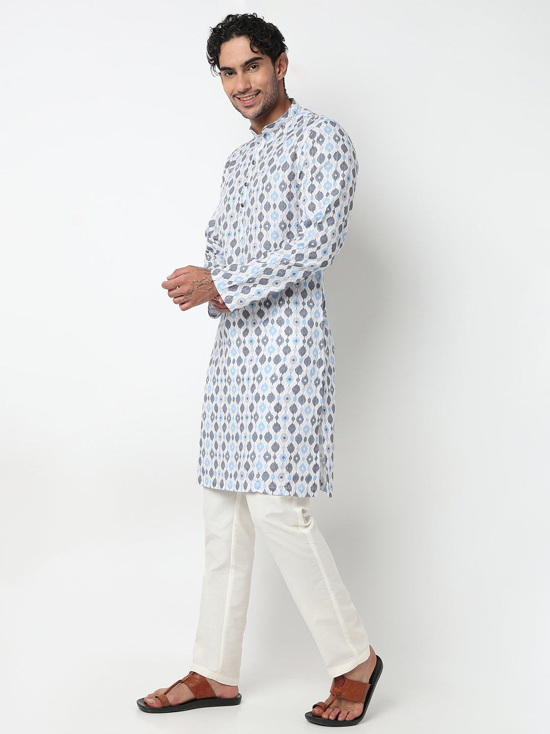 Digital Printed Straight Long Kurta