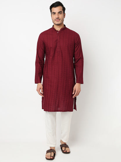Lapet Straight Long Kurta
