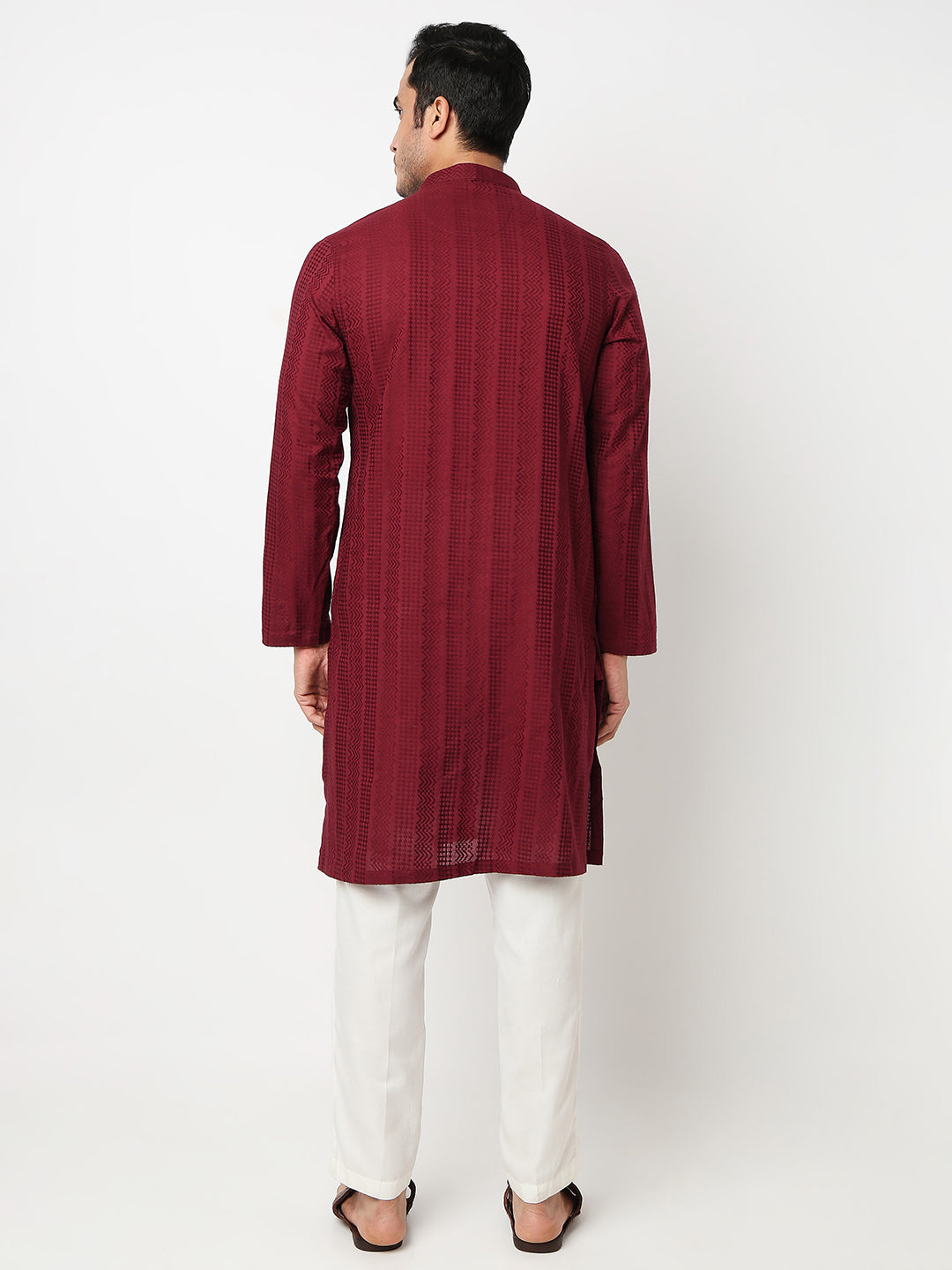 Lapet Straight Long Kurta