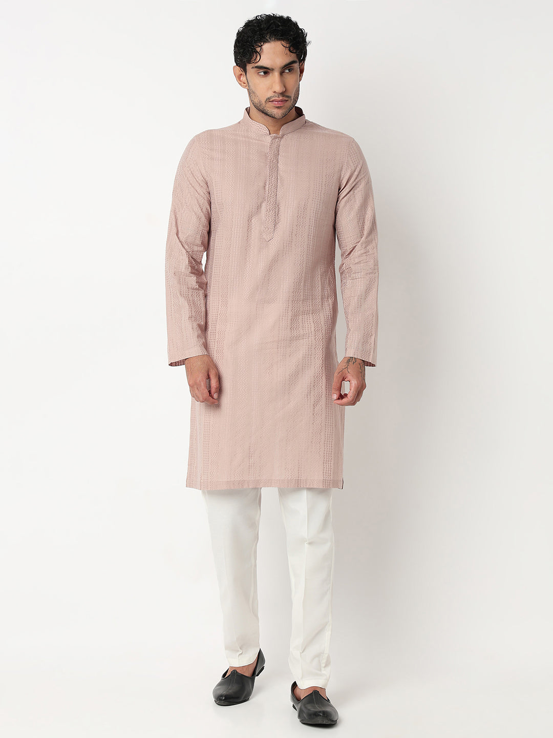 Lapet Straight Long Kurta