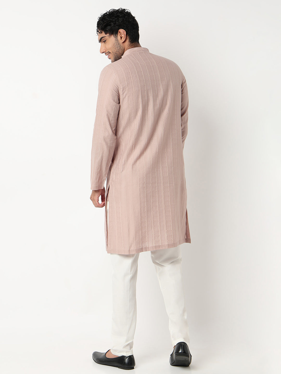 Lapet Straight Long Kurta