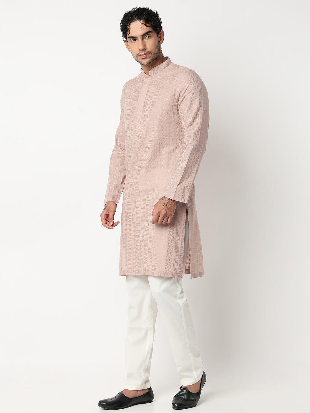Lapet Straight Long Kurta