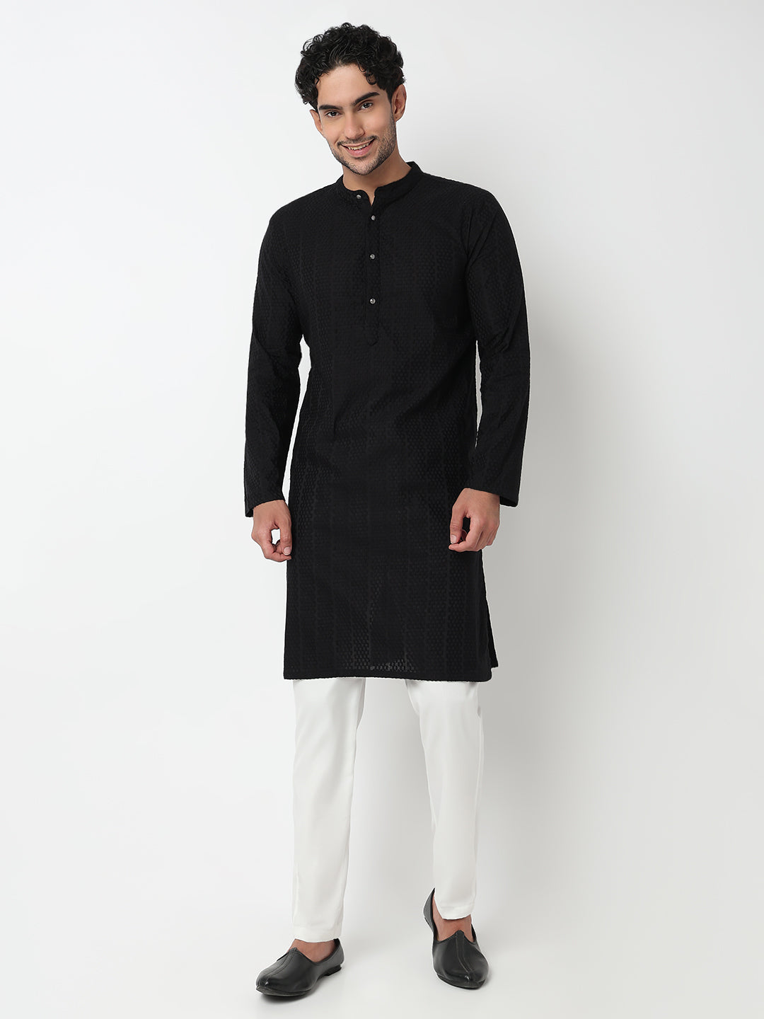 Lapet Straight Long Kurta