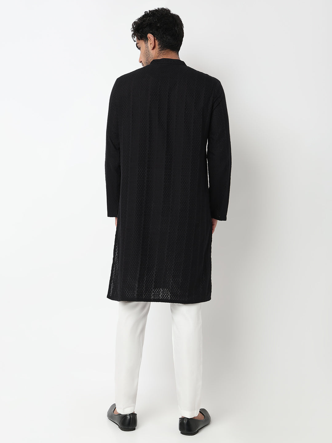 Lapet Straight Long Kurta