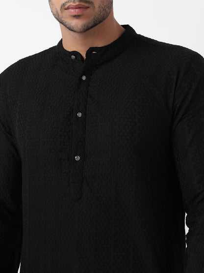 Lapet Straight Long Kurta