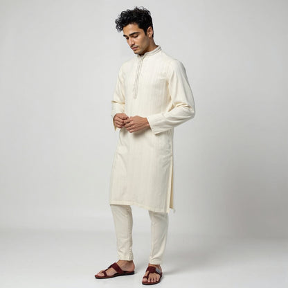 Striped Straight Long Kurta