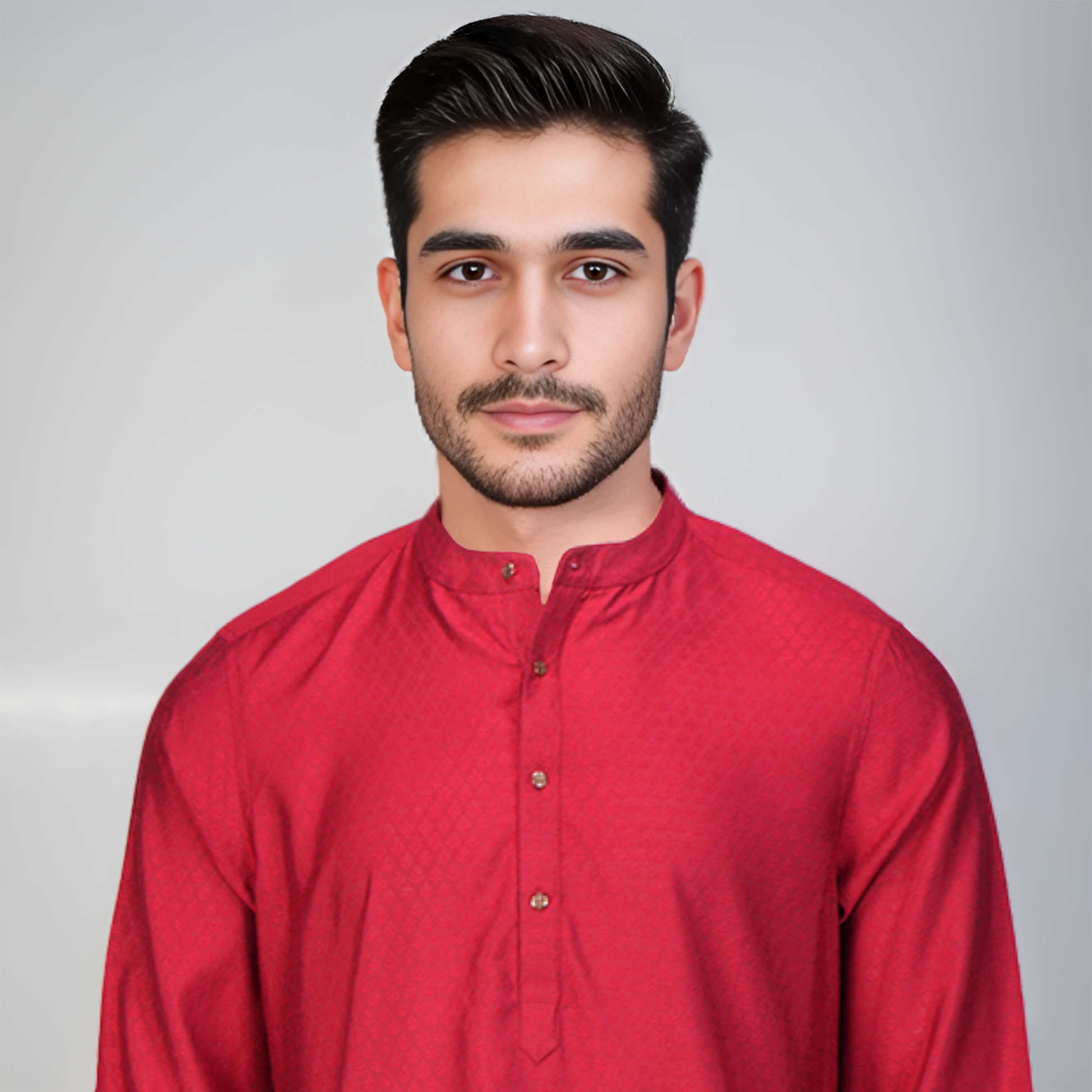 Jacquard Straight Long Kurta