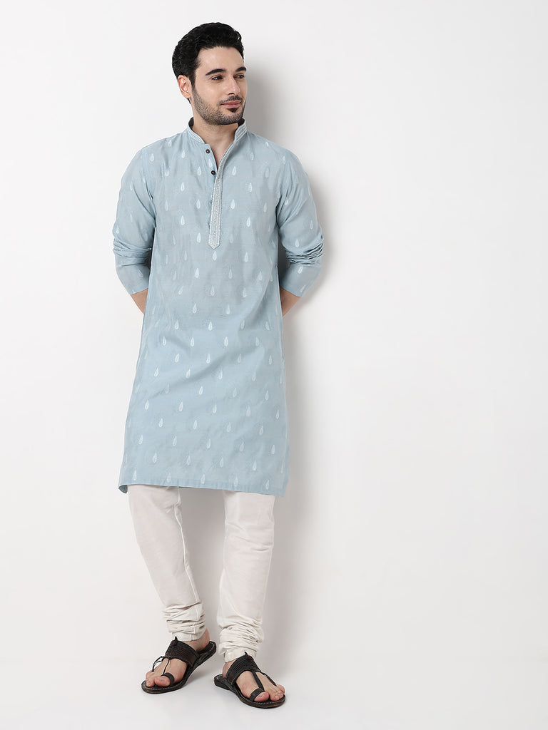 Jacquard Festive Long Kurta