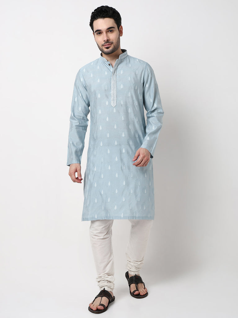 Jacquard Festive Long Kurta