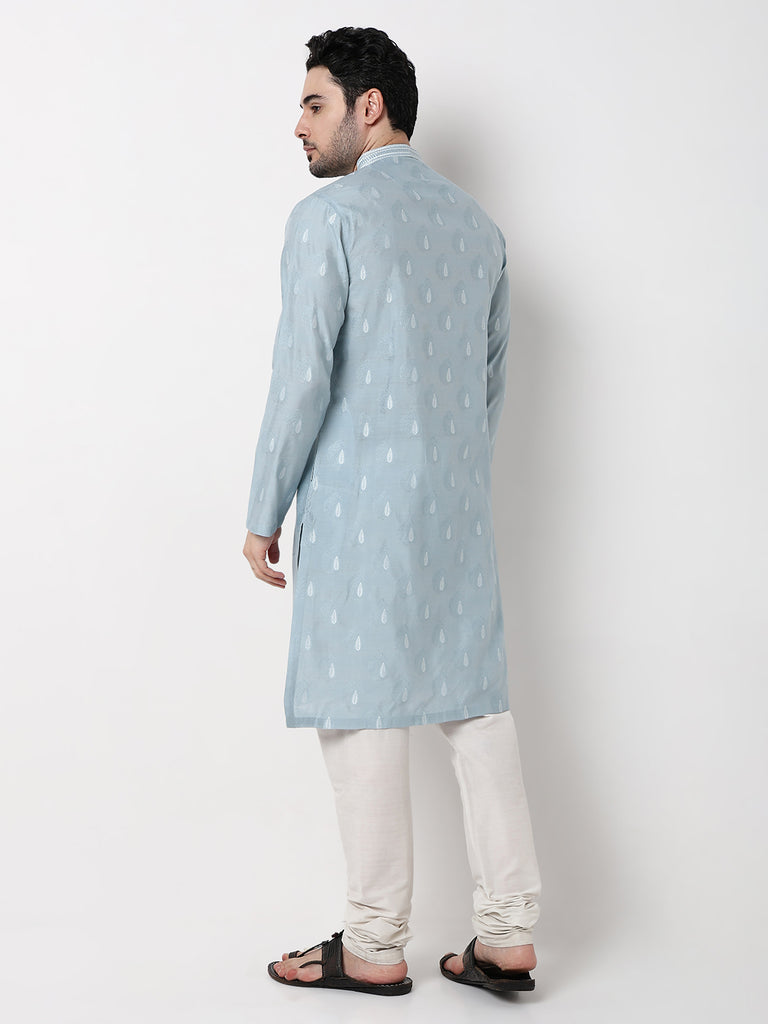 Jacquard Festive Long Kurta