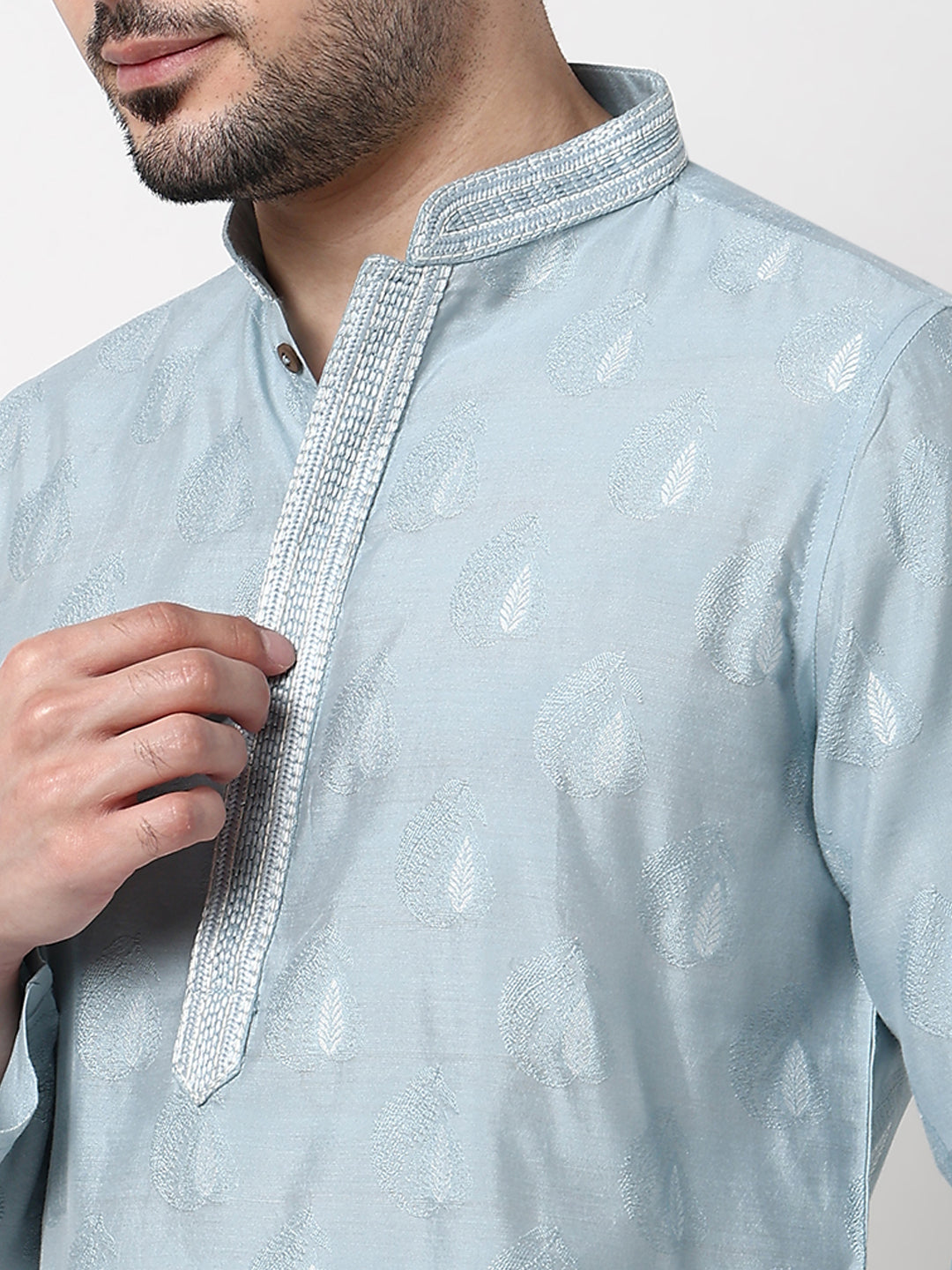 Jacquard Festive Long Kurta