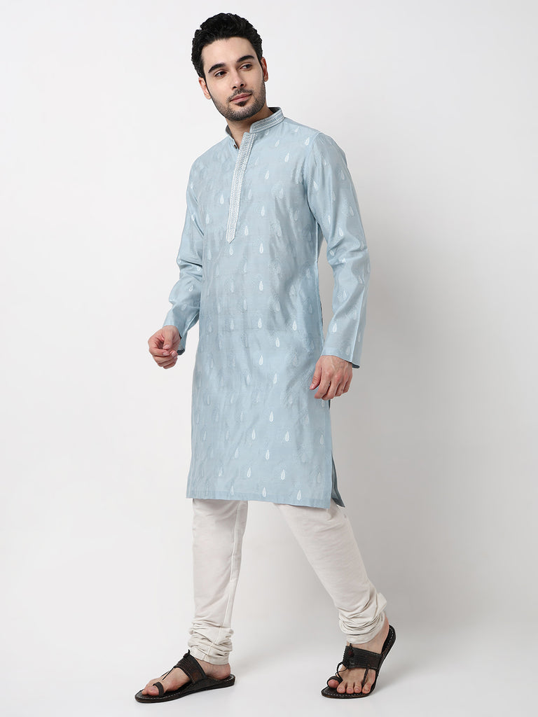 Jacquard Festive Long Kurta