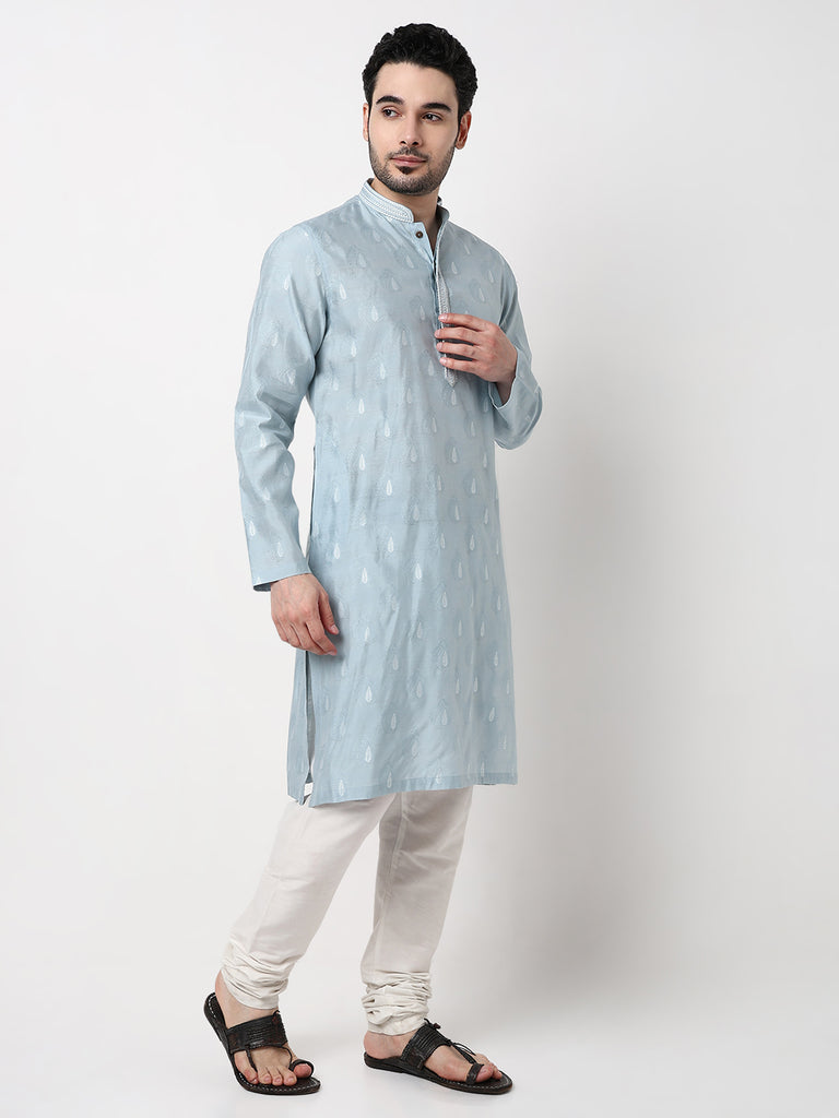 Jacquard Festive Long Kurta